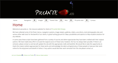 Desktop Screenshot of piccante.co